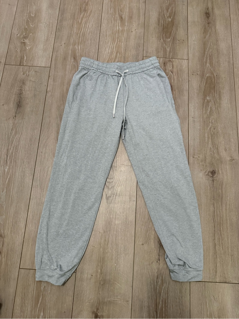 Lululemon Light Gray Drawstring Jogger Sweatpants